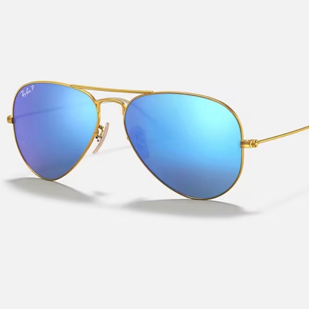 RAY-BAN RB3025 112/17 58 14 3N AVIATOR LARGE METAL SUNGLASSES MATE GOLD UNISEX